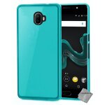 Housse etui coque pochette silicone gel fine pour wiko wim + film ecran - bleu Housse etui coque pochette silicone gel fine pour wiko wim + film ecran - bleu