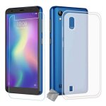 Housse etui coque pochette silicone gel fine pour zte blade a5 (2019) + verre trempe - blanc transparent ...