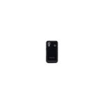 Housse etui coque semi - rigide glossy noire pour samsung galaxy ace s5830
