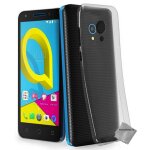 Housse etui coque silicone gel fine alcatel u5 hd + film ecran - transparent tpu