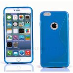 Housse etui coque silicone gel fine pour apple iphone 6 plus (5. 5 pouces) + film ecran - bleu Housse etui coque silicone gel fine pour apple iphone 6 plus (5. 5 pouces) + film ecran - bleu