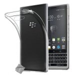 Housse etui coque silicone gel fine blackberry key2 + film ecran transparent tpu