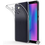 Housse etui coque silicone gel fine nokia 9 pureview + verre trempe transparent tpu