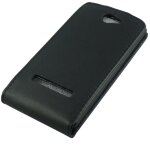 Housse etui coque simili cuir noir pour htc windows 8s + 1 film + 1 stylet