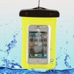Housse etui pochette etanche waterproof pour huawei ascend p8 lite - jaune