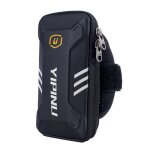 Housse etui r�fl�chissant etanche pour brassard avec 2 compartiments sport fitness cyclisme gym pour ...