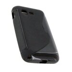 Housse s - line noire pour samsung star 3 s5520