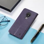 Housse pour nokia c21 etui en cuir trfle a quatre feuilles entreprise exquise flip couverture courroie ...