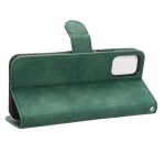 Housse pour nokia c32 - etui coque pochette portefeuille + film ecran - vert
