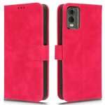 Housse pour nokia c32 - etui coque pochette portefeuille + verre trempe - rose