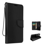 Housse pour nokia g60 5g - etui coque pochette portefeuille + verre trempe - noir