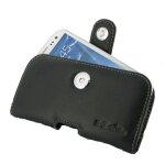 Housse pdair ip avec ouverture sur tranche noire pour galaxy s3