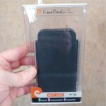 Housse pierre cardin en cuir noir acier ukp06 pour iphone 4 4s et s5830