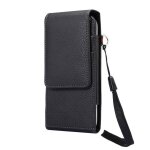 Housse porte - cartes clip ceinture rotatif 360 etui fermeture magn�tique pour iphone xs max - noir - ...