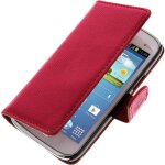 Housse portefeuille samsung galaxy core - etui clapet support rouge Housse portefeuille samsung galaxy core - etui clapet support rouge