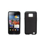 Housse de protection semi - rigide jelly case pour samsung galaxy s2 - noir