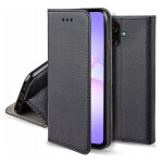 Housse pour samsung galaxy a07 - etui coque pochette portefeuille + film ecran - noir magnet