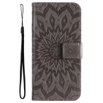 Housse pour samsung galaxy a14 5g / a14 mandala soleil avec lanire