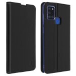 Housse samsung galaxy a21s etui clapet porte - carte support vid�o akashi noir