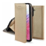 Housse pour samsung galaxy a36 et a56 5g - etui coque pochette portefeuille + film ecran - or magnet