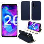 Housse samsung galaxy note 10 plus (note 10 + ) bleue - etui coque samsung galaxy note 10 plus (note ...
