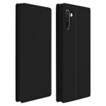 Housse samsung galaxy note 10 etui folio portefeuille fonction support noir