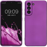 Housse compatible avec samsung galaxy s21 fe coque - housse de t�l�phone protection souple en tpu - violet ...