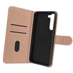 Housse pour samsung galaxy s23 portefeuille et support vido rose