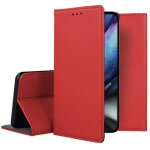 Housse pour samsung galaxy s24 ultra 5g - etui coque pochette portefeuille + verre trempe - rouge magnet ...