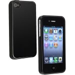 Housse semi rigide noire glossy iphone 4 Housse semi rigide noire glossy iphone 4