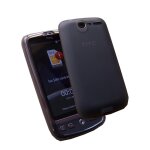Housse semi rigide noire mat pour htc desire