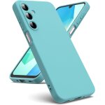 Housse silicone liquide compatible samsung galaxy a16 (4g / 5g) - intrieur microfibre, coque gel antichoc ...
