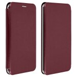Etui smartphone 3. 8'' � 4. 7'' clapet porte - carte fonction coulissante bordeaux