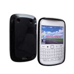 Housse softygel noire glossy pour blackberry bold 9900 / 9930