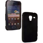 Housse softygel nzup glossy noire pour samsung galaxy ace 2 i8160.