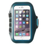 Housse sportive type brassard de jogging pour iphone 6 coloris noir et bleu