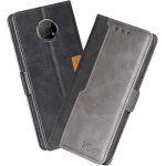 Housse pour telephone nokia g300 etui, pu / tpu retro retourner cuir coque magnetique anti chute portefeuille ...