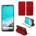 Housse xiaomi mi a3 (mia3) rouge - etui coque xiaomi mi a3 (mia3) protection antichoc � rabat smartphone ...