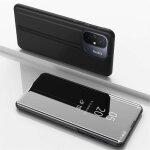 Housse pour xiaomi redmi 12c / redmi 11a / poco c55 - etui coque portefeuille clear view + verre trempe ...