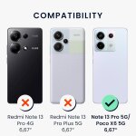 Housse compatible avec xiaomi redmi note 13 pro 5g / poco x6 5g coque - housse de tlphone en tpu avec ...