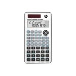 Hp 10s + - calculatrice scientifique - 10 chiffres + 2 exposants - panneau solaire, pile - blanc