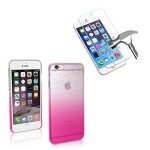 Hq - cloud etui housse coque trompe l'oeil - gouttes d'eau - iphone 6 4, 7 pouces - rose + 1 film de ...