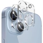 Hqselection ® lot de 2 protection objectif camra arrire en verre tremp pour iphone 15 , film en verre ...