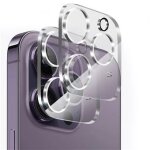 Hqselection ® lot de 2 protection objectif cam�ra arri�re en verre tremp� pour iphone 15 pro, film en ...