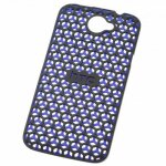 Htc hard shell hc c790 honeycomb - etui rigide pour t�l�phone portable - polycarbonate - noir / bleu ...