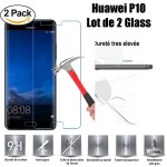 Huawei p10 vitre protection d'ecran en verre tremp� incassable tempered glass pour huawei p10 lot de ...