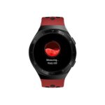 Huawei watch gt 2e - acier inoxydable noir - montre connectée avec bracelet - fluoroélastomère - rouge ... Huawei watch gt 2e - acier inoxydable noir - montre connectée avec bracelet - fluoroélastomère - rouge ...