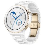 Huawei watch gt 3 pro - 43 mm - c�ramique blanche - montre intelligente avec bracelet - c�ramique - blanc ...