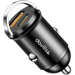 Hudb - ® chargeur de voiture prise allume - cigare a charge rapide pd c 30 w usb a qc 3. 0 60 w total ...