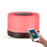 Humidificateur d'air intelligent avec lumire led, diffuseur d'huiles essentielles d'arme, brumisateur ...